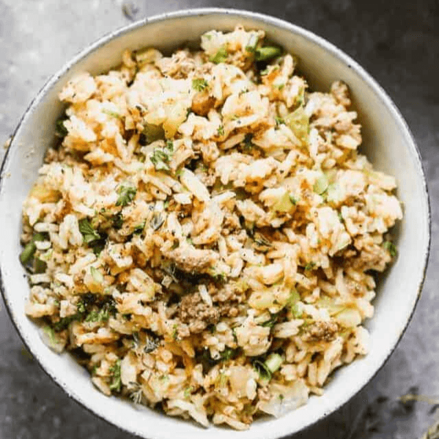 Dirty Rice with Bacon