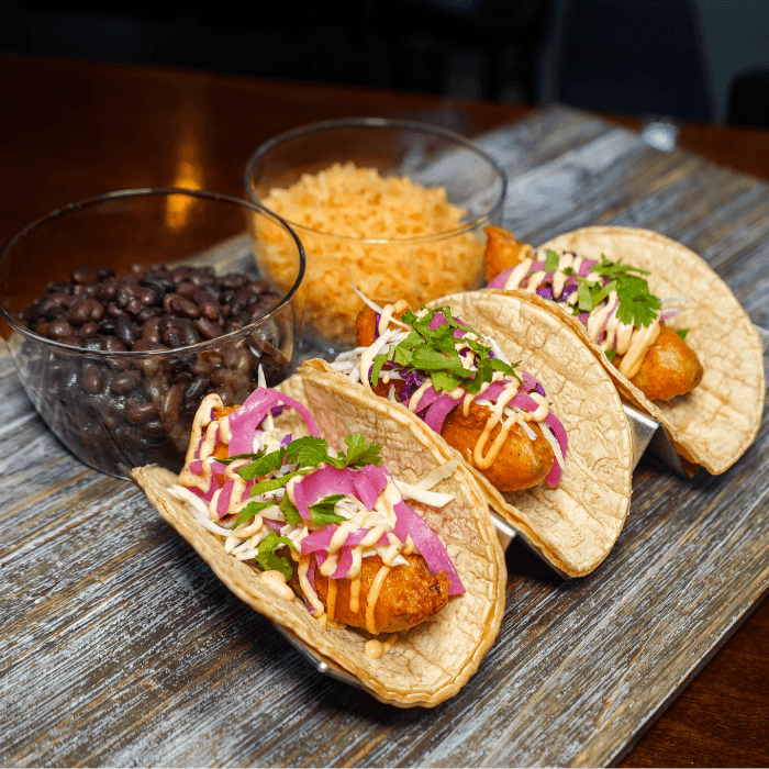 Fried Avo Taco Lunch