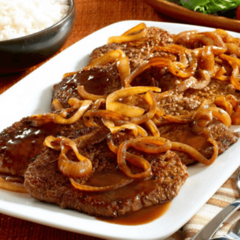 Steak in Sauce / Bistec en Salsa
