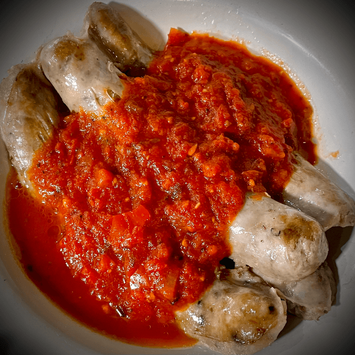 Side of Italian Sausages with Marinara