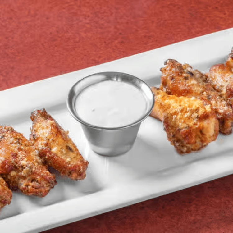 Garlic Parmesan Wings.