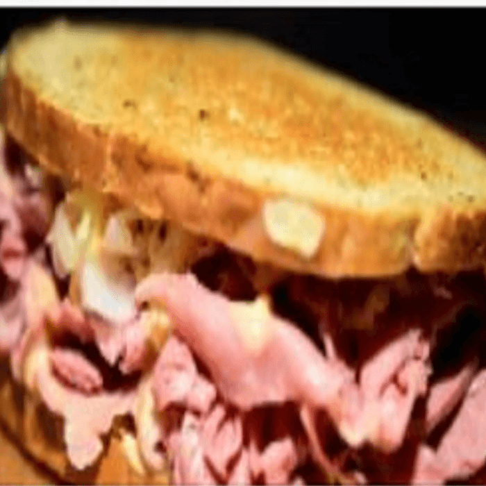 12'' Broadway NY Sandwich on Rye Sub