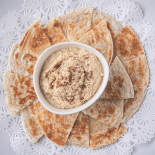 Hummus With Paratha Bread
