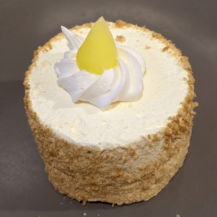 Individual Lemon Mousse.