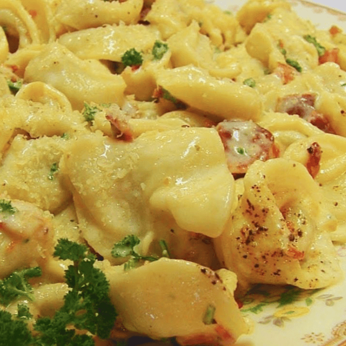 Tortellini Carbonara Pasta