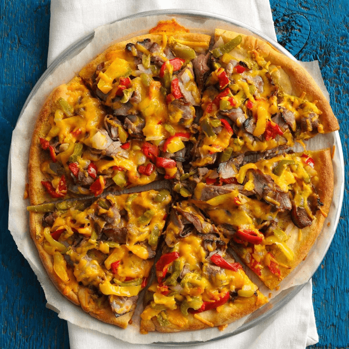 Philly Cheesesteak Pizza (12" Small)