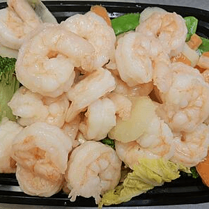 Steamed Shrimp with Vegetable Low Carb