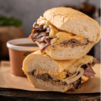 Steak and Mushroom Sub (Small).