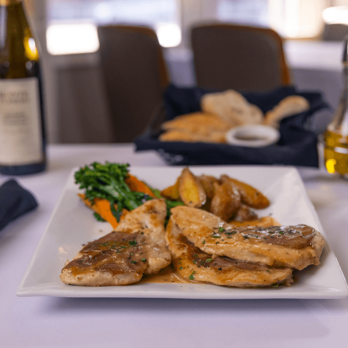 Pollo Saltimbocca alla romana.