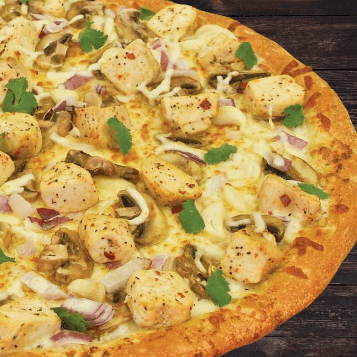 Garlic Chicken Pizza (Medium)