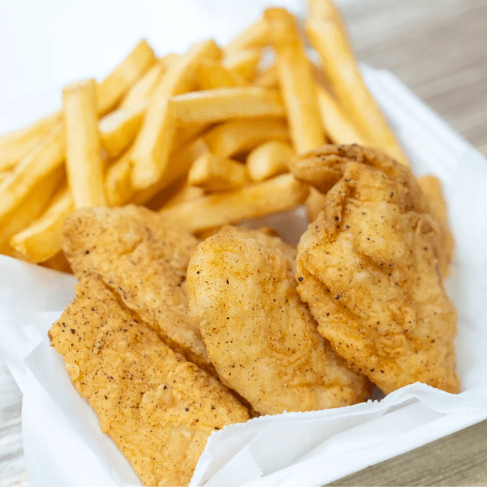 3pc Catfish Fillet Lunch