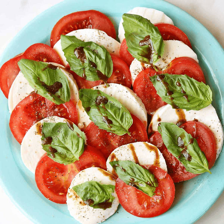 Mozzarella and Caprese Salad