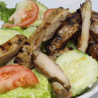 Grilled Chicken Salad Dark Meat