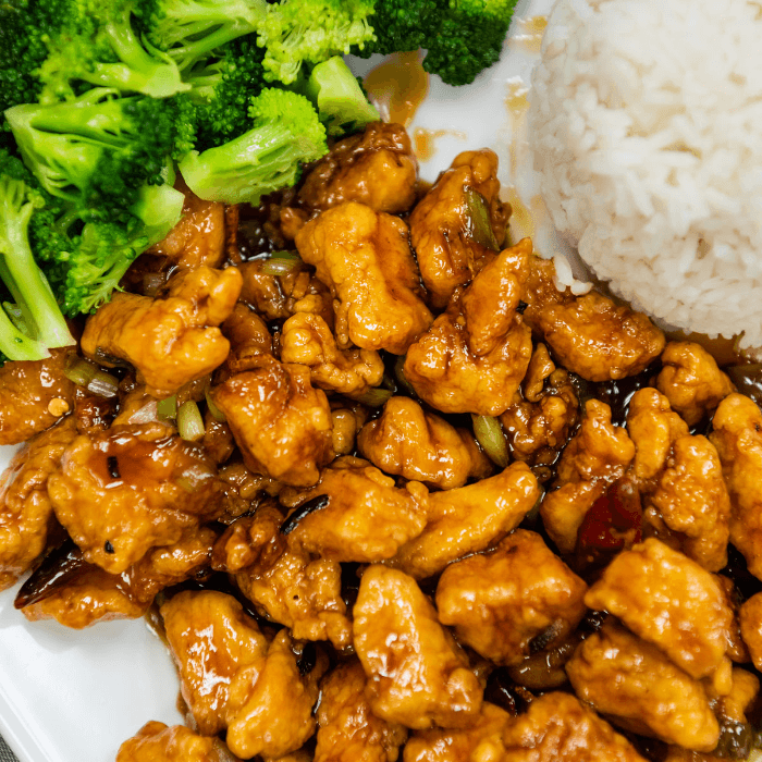 General Tso’s Chicken.