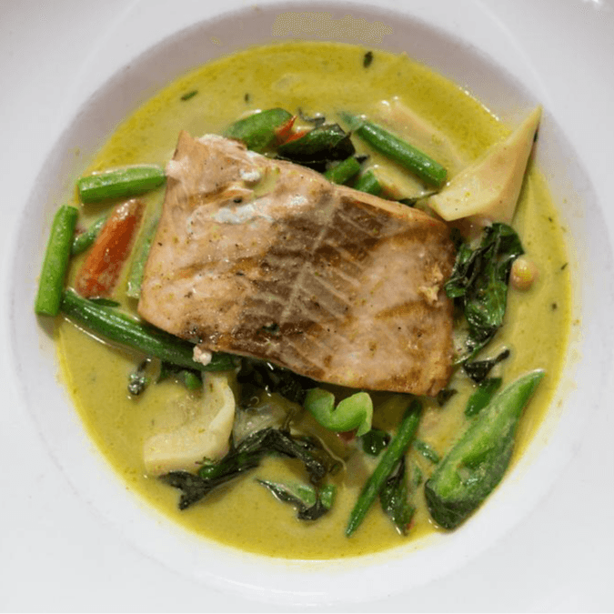 Salmon Green Curry