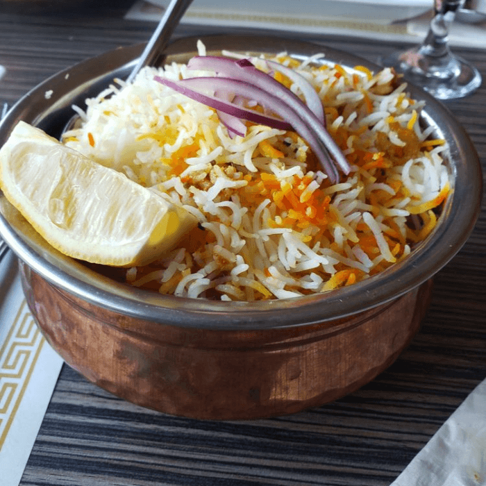 Shrimp Biryani.
