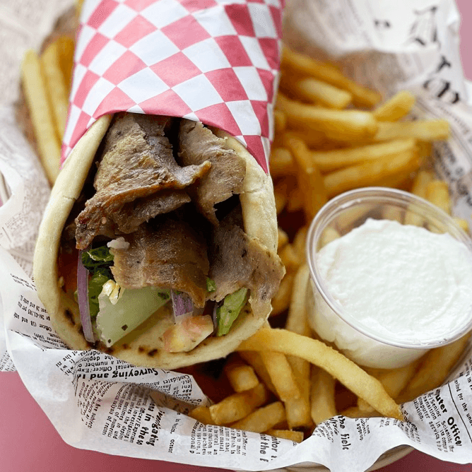 Beef Gyro Wrap.