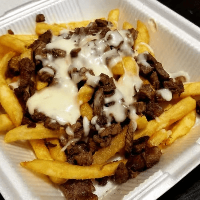 Carne Asada Fries with Cheese.