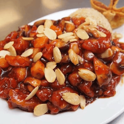 Almond Chicken.