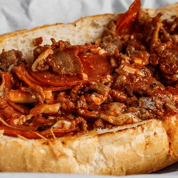 16 inch Pepperoni Pizza Steak Sandwich