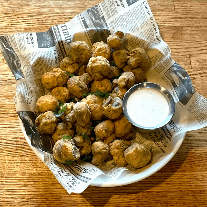 Fried Mushrooms.