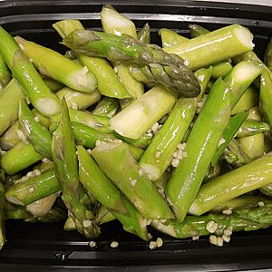 Asparagus with Light Garlic Low Carb.