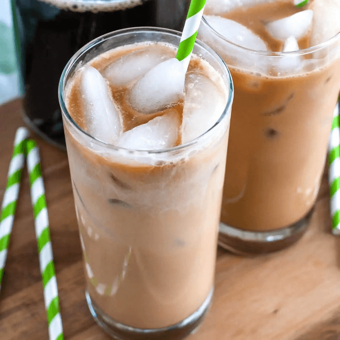 Iced Vanilla Latte.