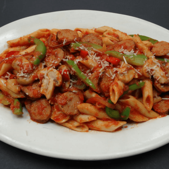 Sausage And Peppers Rustica