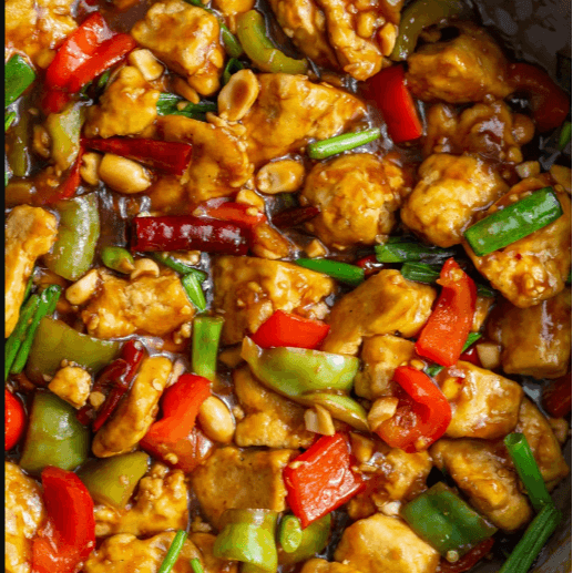 Kung Pao Tofu with Vegetables