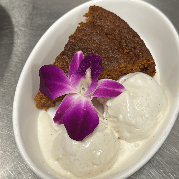 Carrot Cake/ Vanilla Bean Ice Cream.