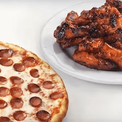 Pizza& Wings Special (X-Large 18" - 16 Slices)