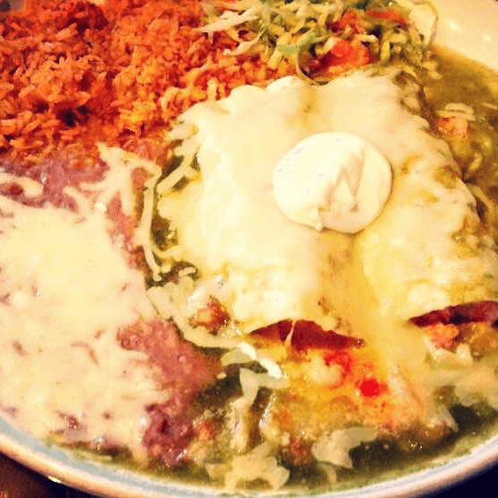 Enchiladas De Camaron.