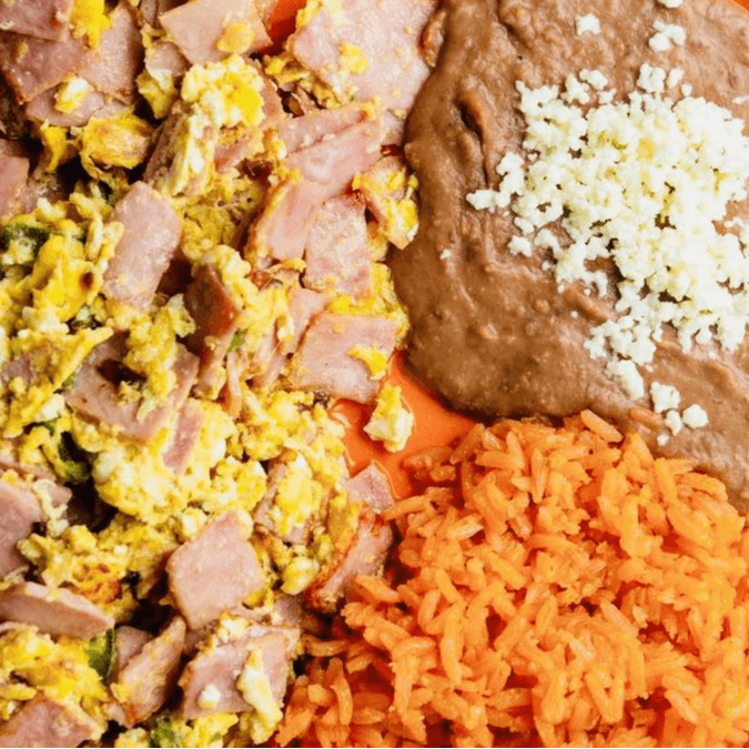 Egg Platter (Mexican Style).