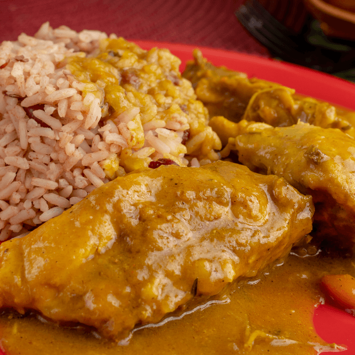 Curry Chicken Platter 