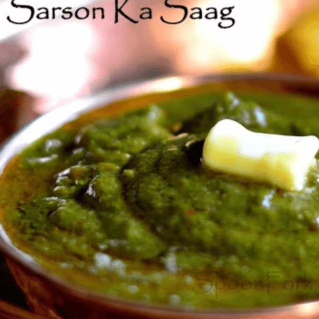 Sarson ka saag (Spinach Curry)