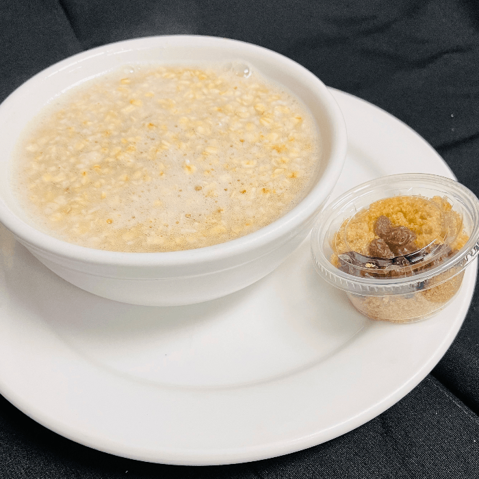 6 oz. Oatmeal with brown sugar and raisin 