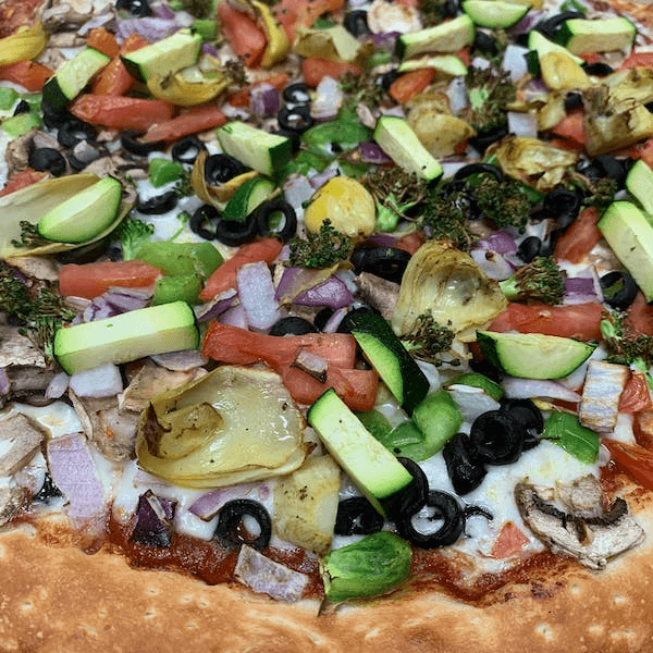 Garden Blast Pizza.