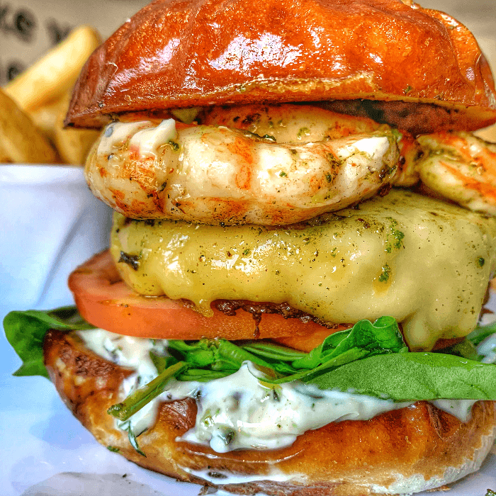 The Surf 'N' Turf Burger