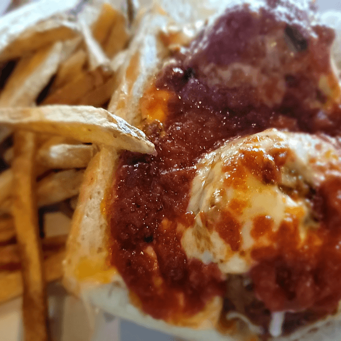 C/O Meatball Sandwich.