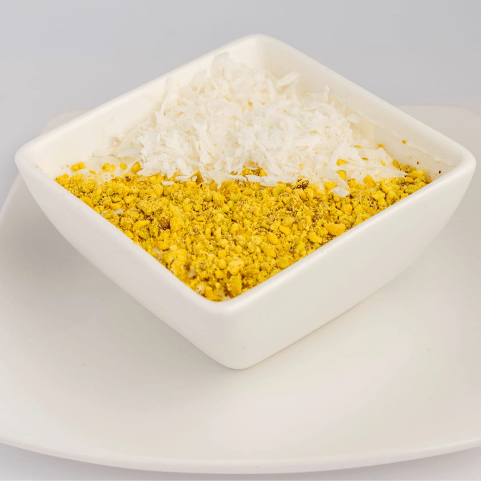 Rice Pudding With Nuts.