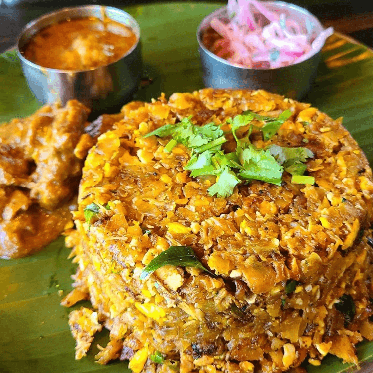 Chicken Kothu Parotta.