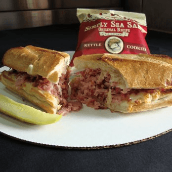 Canadian Bacon & Cheese Sandwich