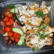 Chicken Kabob Salad Bowl.