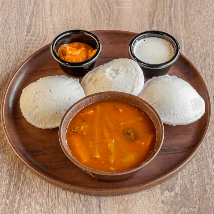 Steam Idli.
