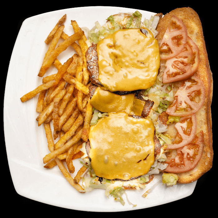 Hot Sausage Patties Poboy.