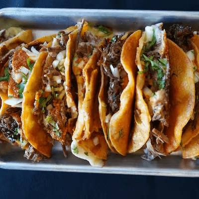Shredded Beef Crispy Taco.