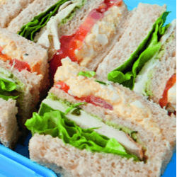 Egg Salad Club Sandwich