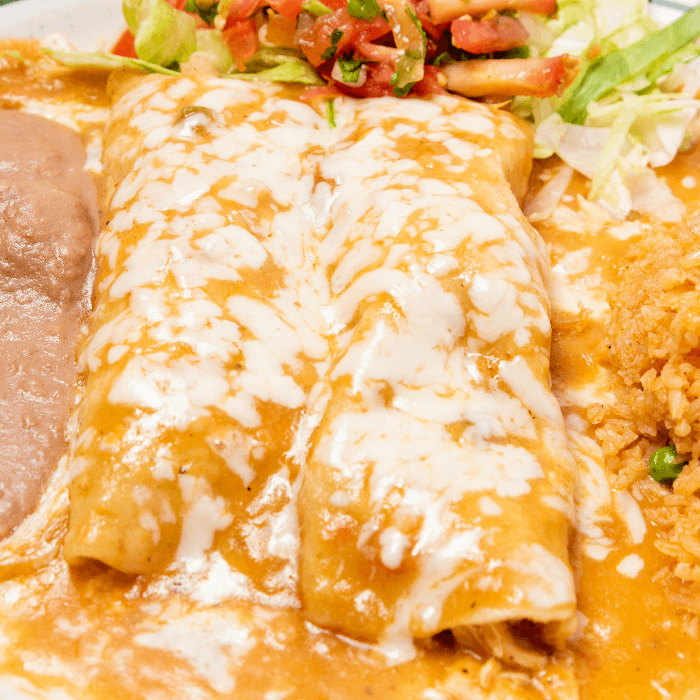 Chicken Ranchero Enchiladas.