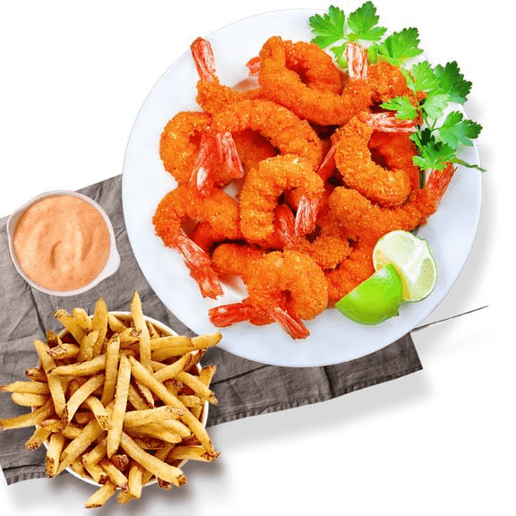 5 PC Shrimp & Chips Meal