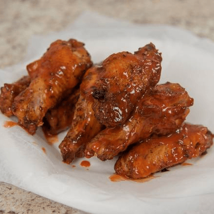 Oven Baked Buffalo Wings.
